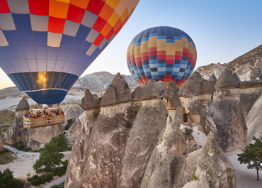 Planning a hot-air balloon ride in Cappadocia